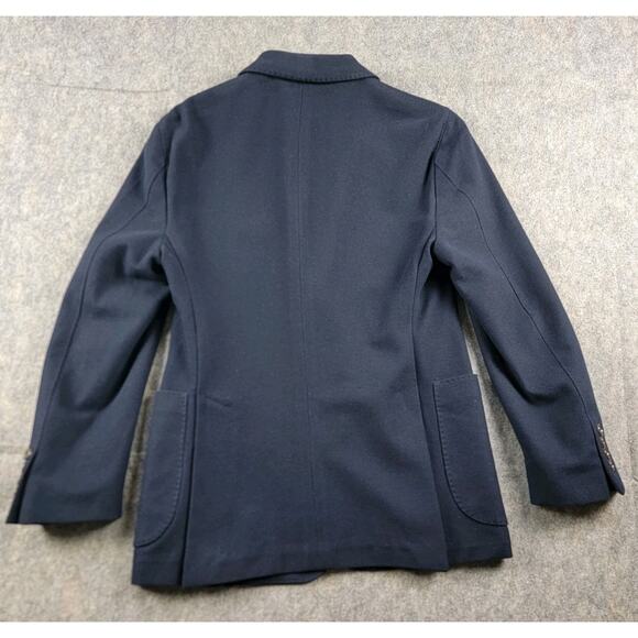 Todd Snyder Italian Knit Sportcoat Blazer size 36S Navy Blue Cotton NWT *Read* - Picture 2 of 16